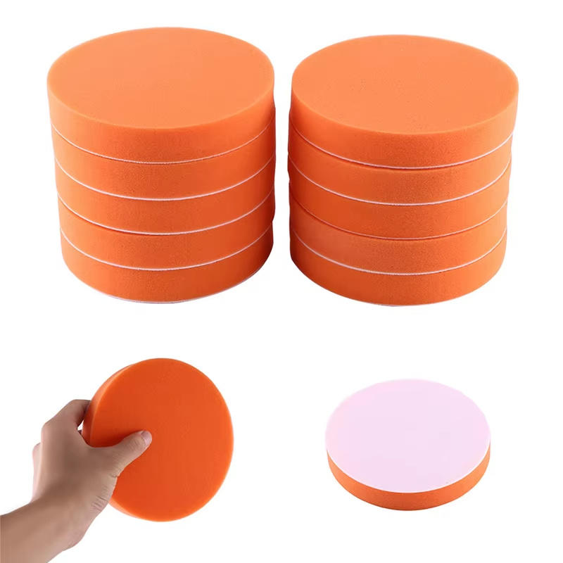 Car Wax Polishing Pad - 5/6 Zoll Flache Schaumstoff-Polierpads für Autos,