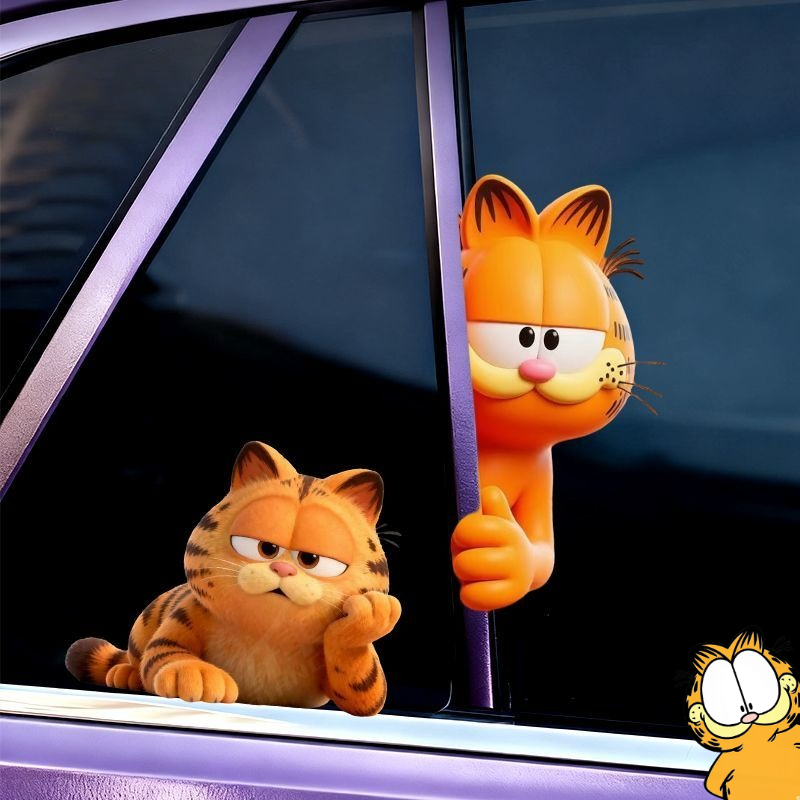 Car Accessories You Need - Garfield Anime Cartoon Niedliche Lustige Sticker