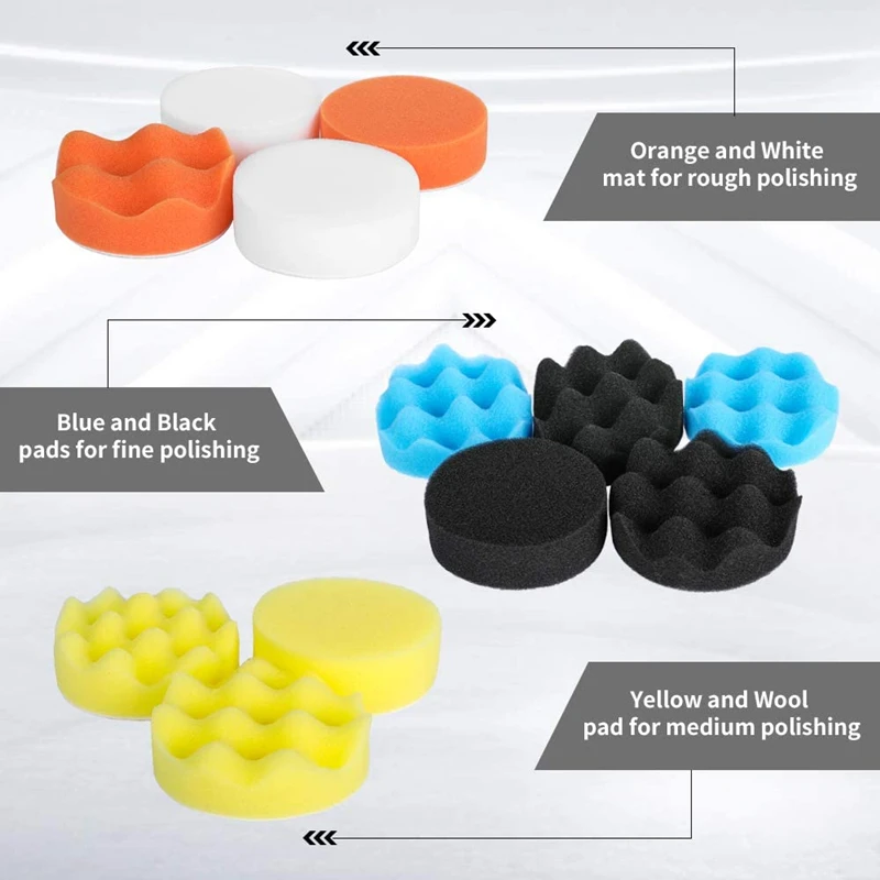 Auto-Polierschwamm-Set Schaums – Car Wax Polishing Pad Bewertung und Preis