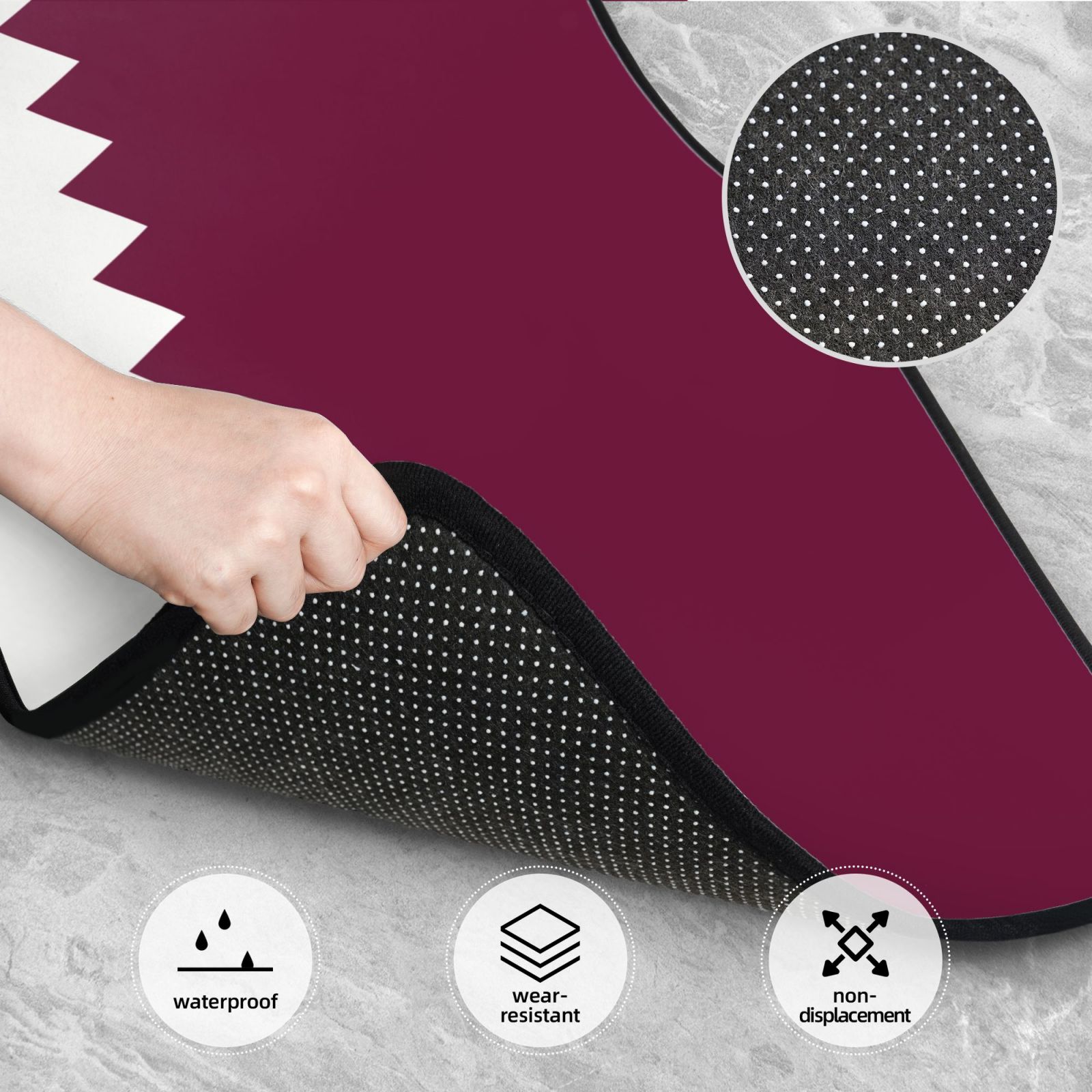 Auto-Fußmatten mit Flagge von  – Qatar Car Accessories Bewertung und Preis