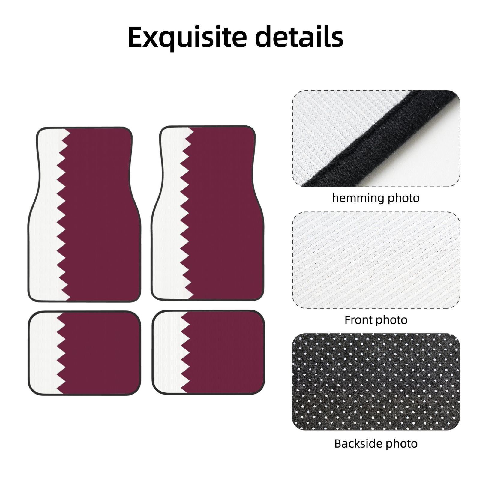 Auto-Fußmatten mit Flagge von  – Qatar Car Accessories Bewertung und Preis